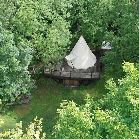 Le Tipi A Marie, Deconnectez- Vous !!! Hotel Cambounes Bagian luar foto