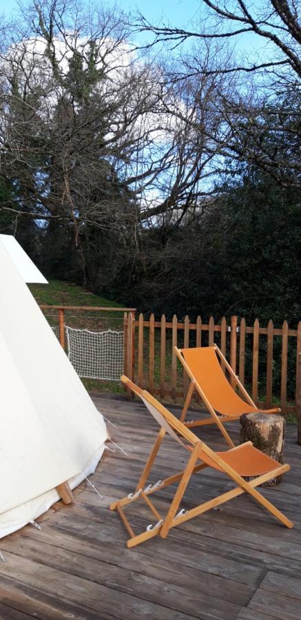 Le Tipi A Marie, Deconnectez- Vous !!! Hotel Cambounes Bagian luar foto